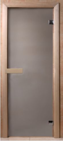 Стеклянная дверь для сауны 6мм фото
